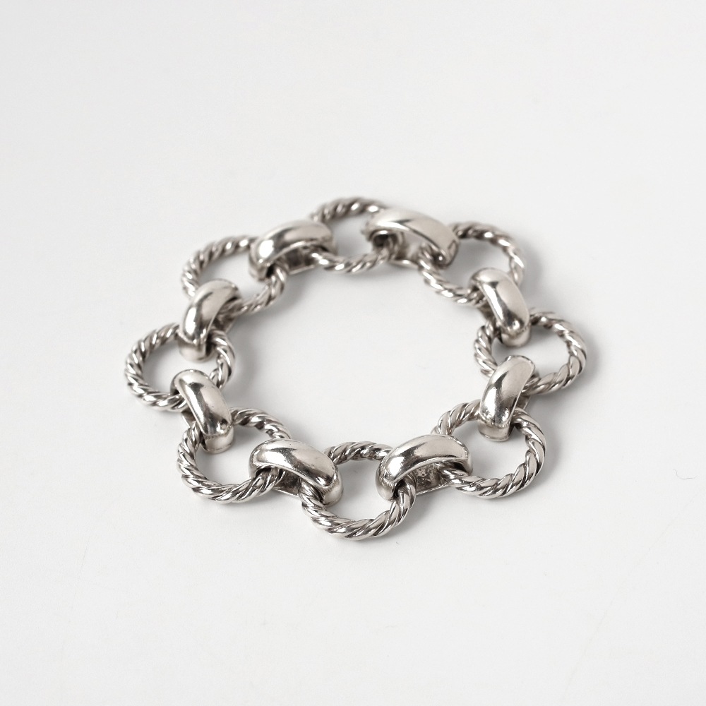 【1990s】TIFFANY&Co. Twist Round Link Bracelet
