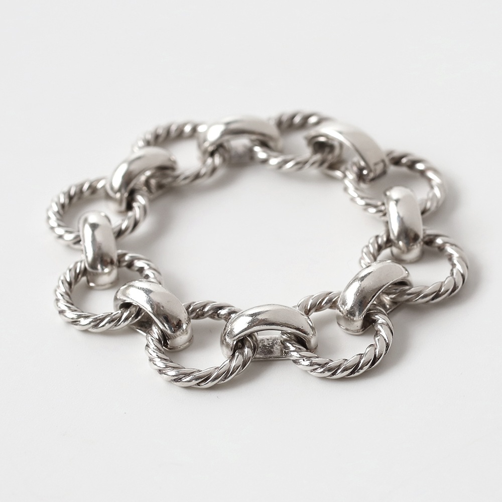 【1990s】TIFFANY&Co. Twist Round Link Bracelet