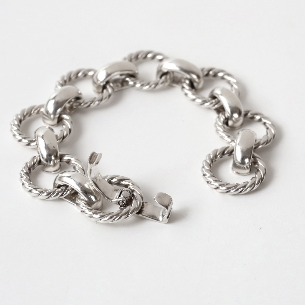 【1990s】TIFFANY&Co. Twist Round Link Bracelet