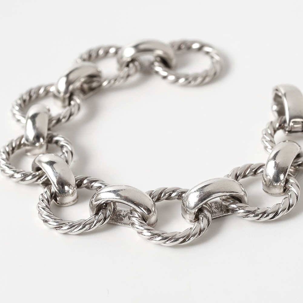 【1990s】TIFFANY&Co. Twist Round Link Bracelet