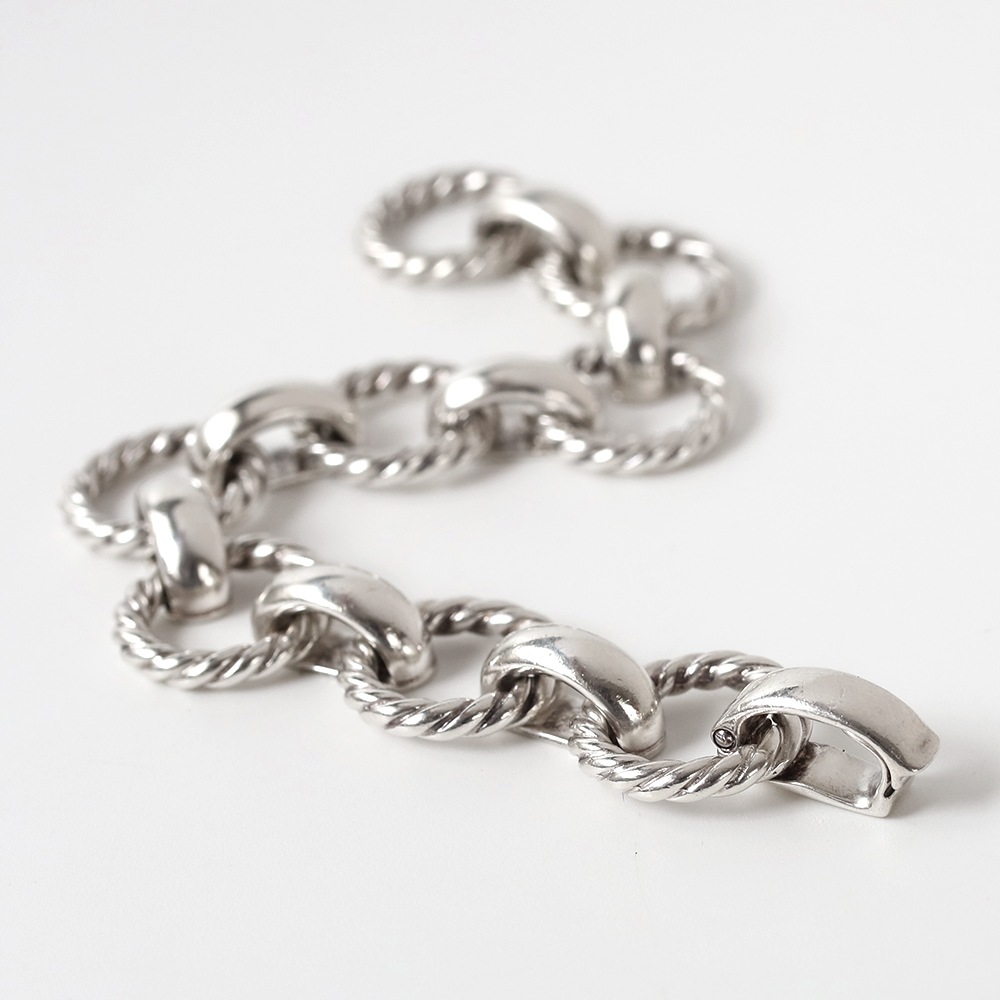 【1990s】TIFFANY&Co. Twist Round Link Bracelet