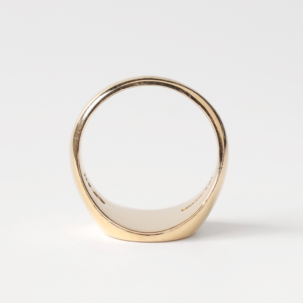 【VINTAGE】TIFFANY&Co. 14k Gold Signet Ring