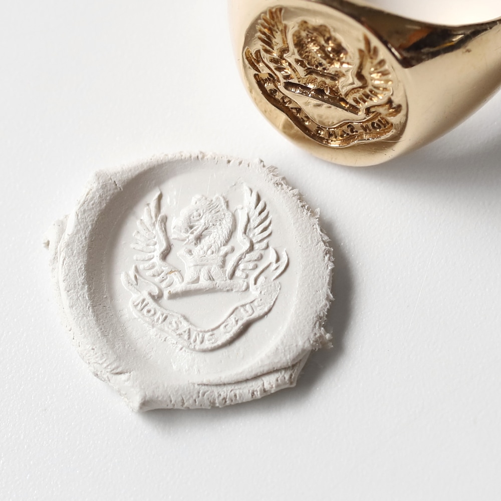 【VINTAGE】TIFFANY&Co. 14k Gold Signet Ring