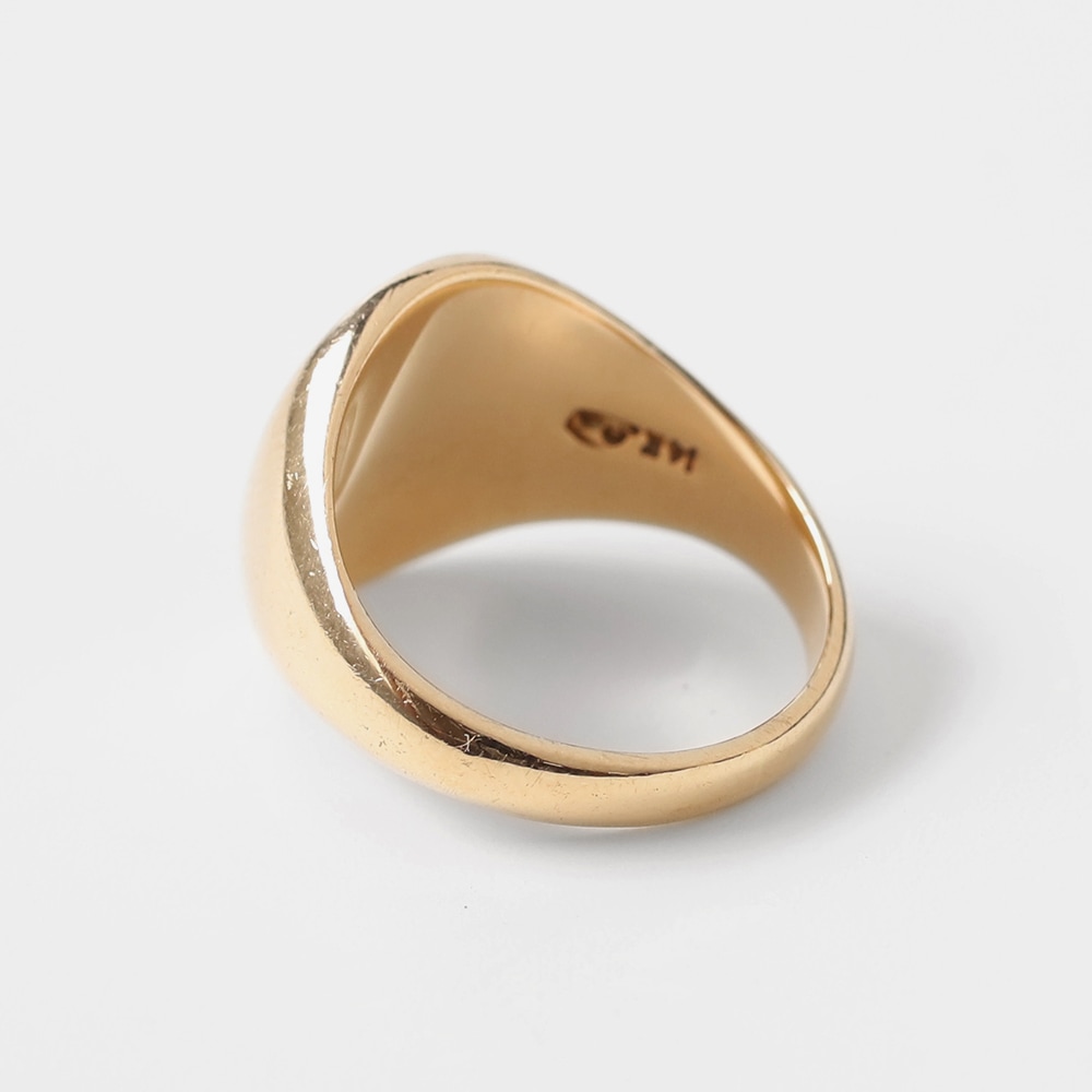 【VINTAGE】TIFFANY&Co. 14k Gold Signet Ring