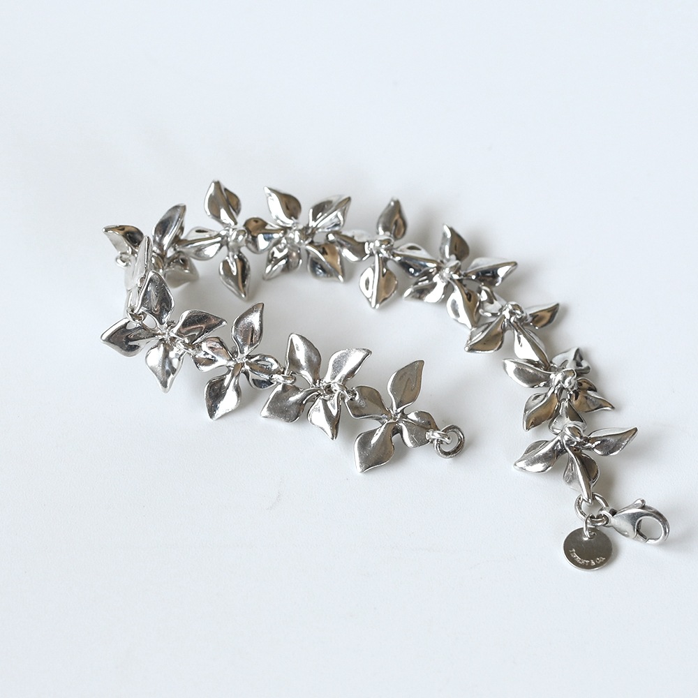 【VINTAGE】TIFFANY&Co. Poinsettia Flower Bracelet
