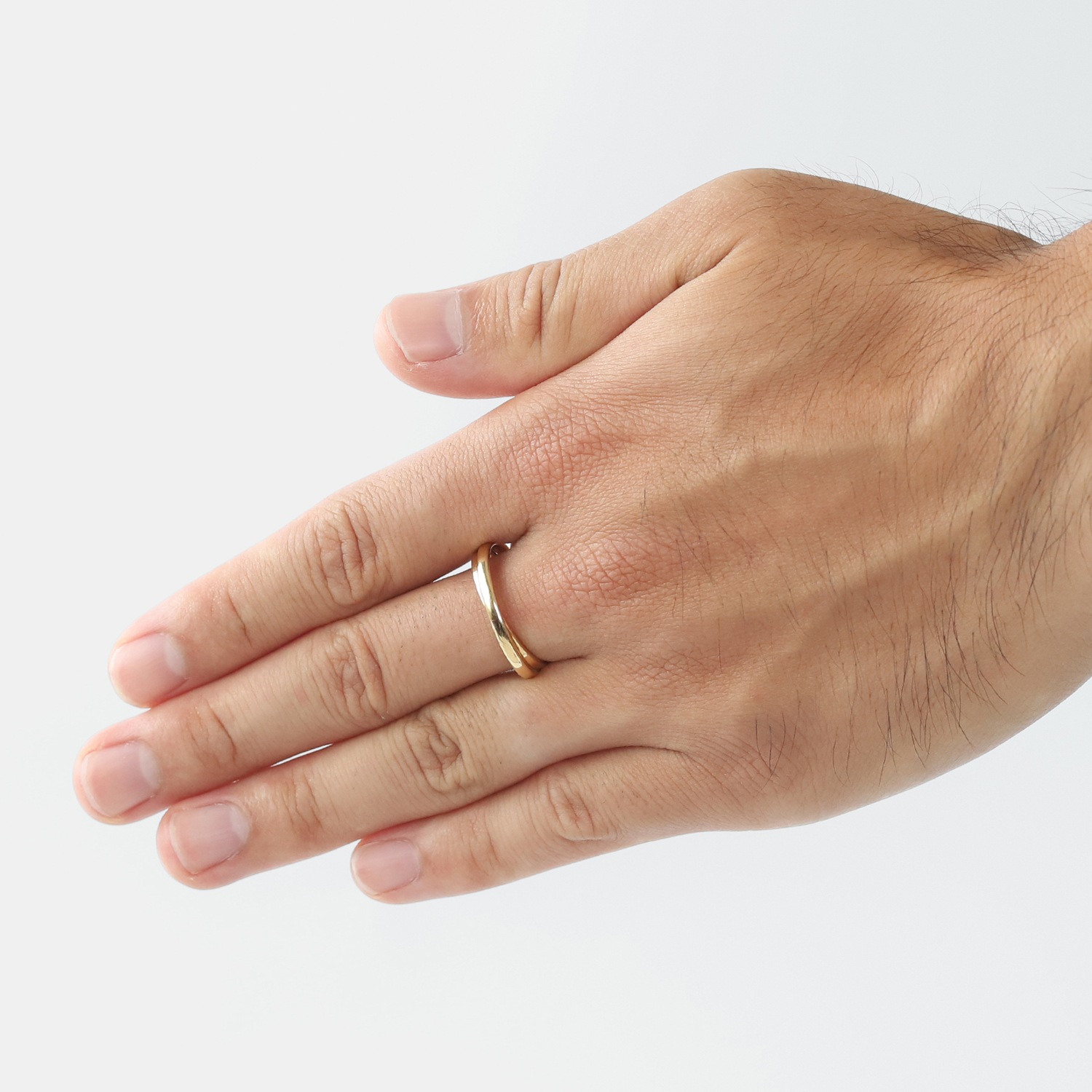 【OLD】HERMES Double Band Ring 18K YG