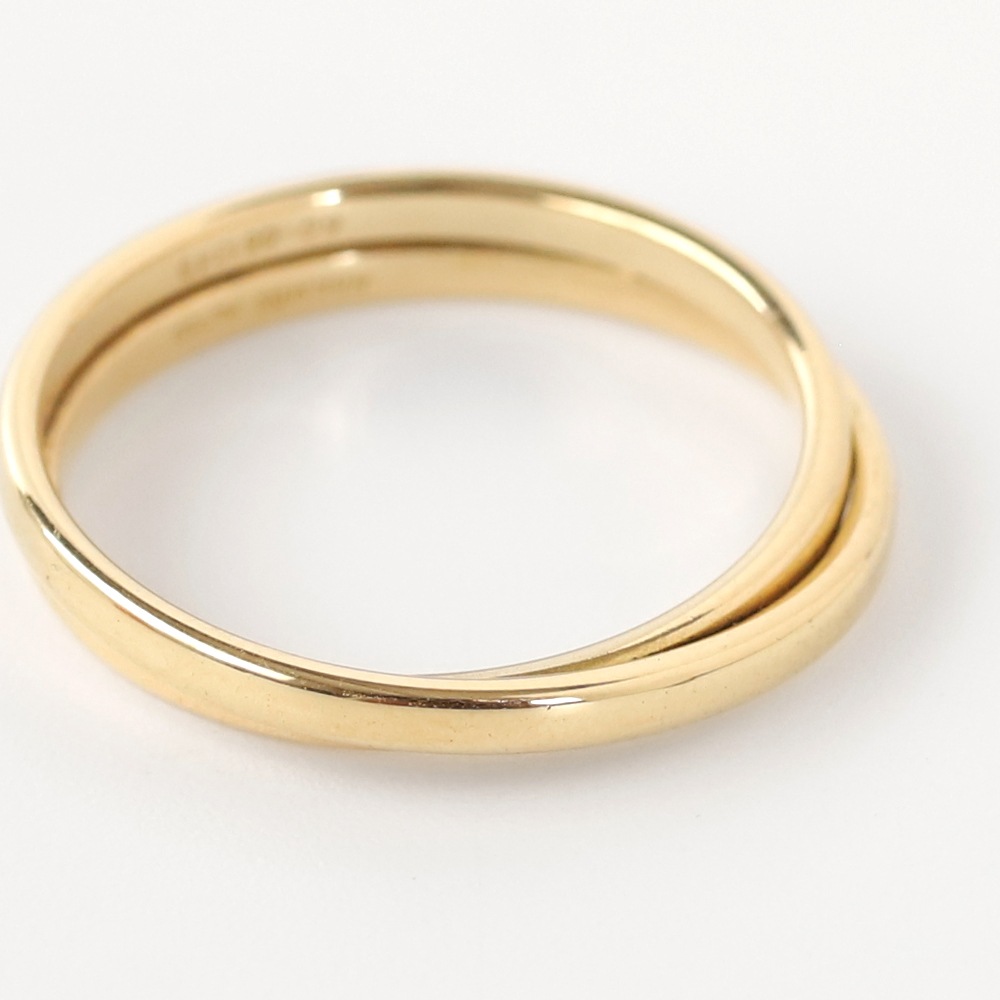 【OLD】HERMES Double Band Ring 18K YG