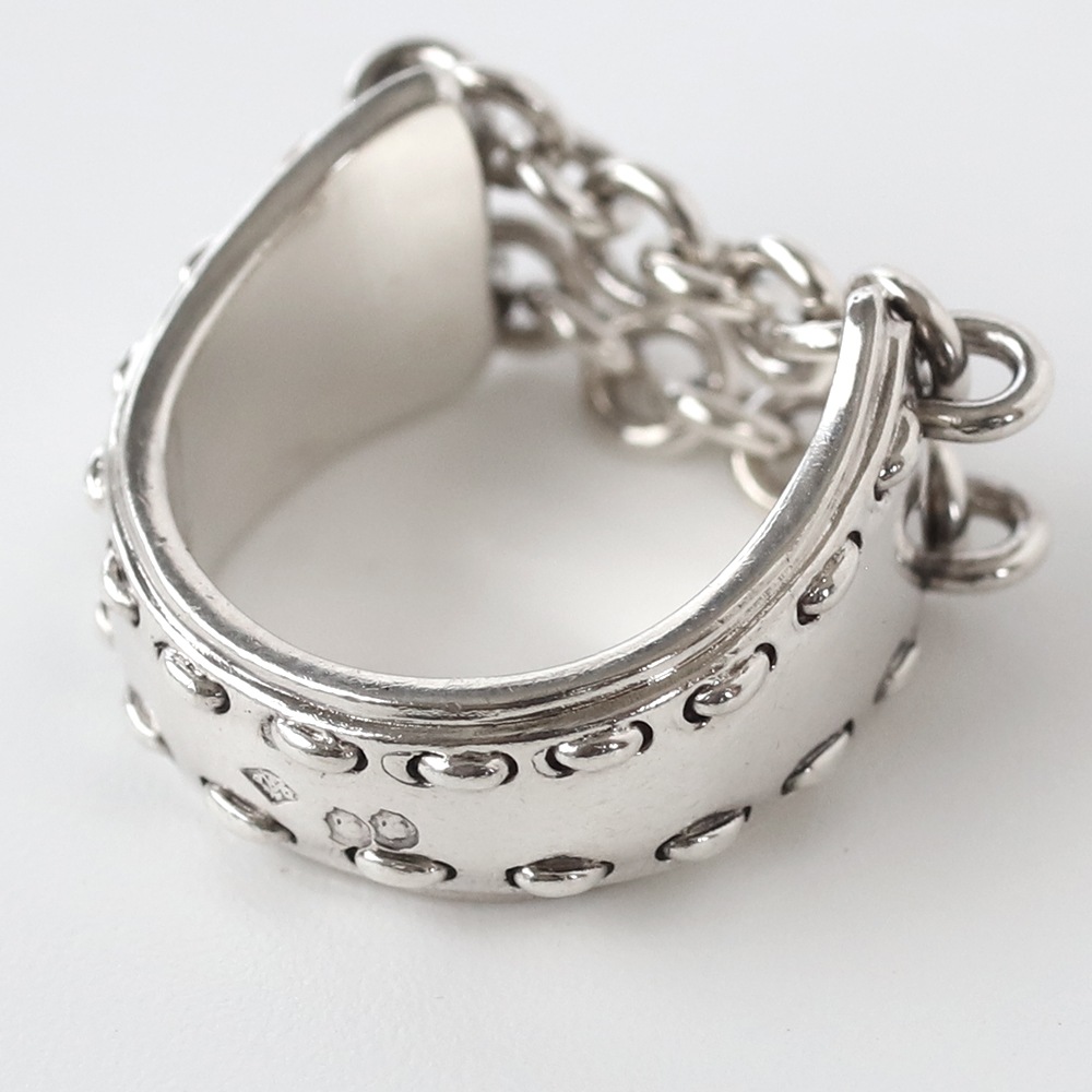 【VINTAGE】HERMES Mexico Chain Ring