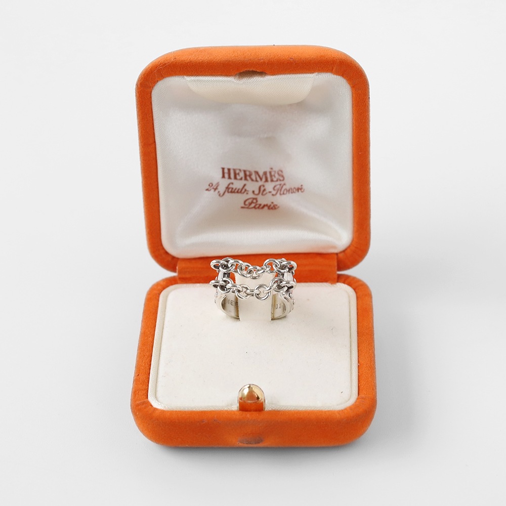 【VINTAGE】HERMES Mexico Chain Ring