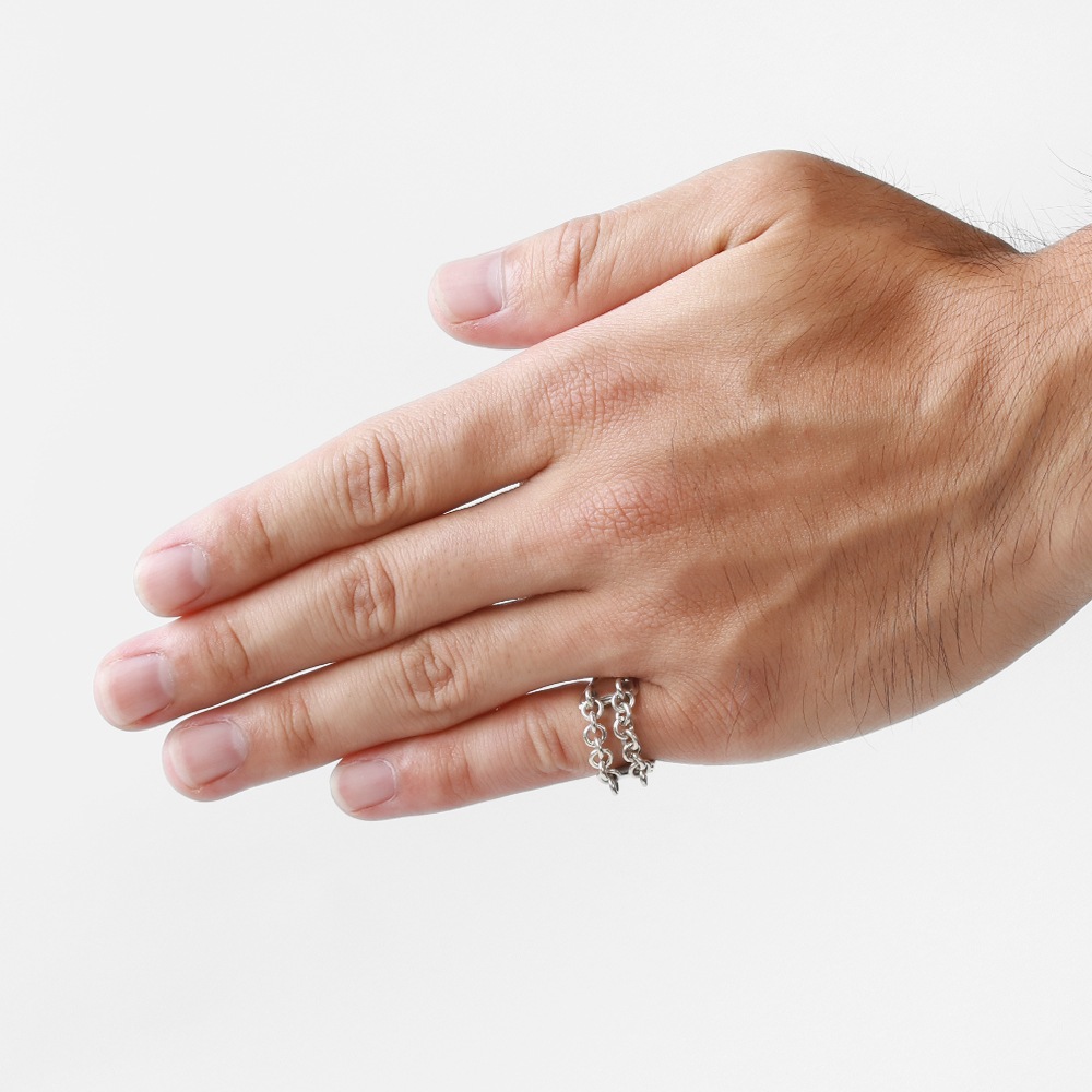 【VINTAGE】HERMES Mexico Chain Ring