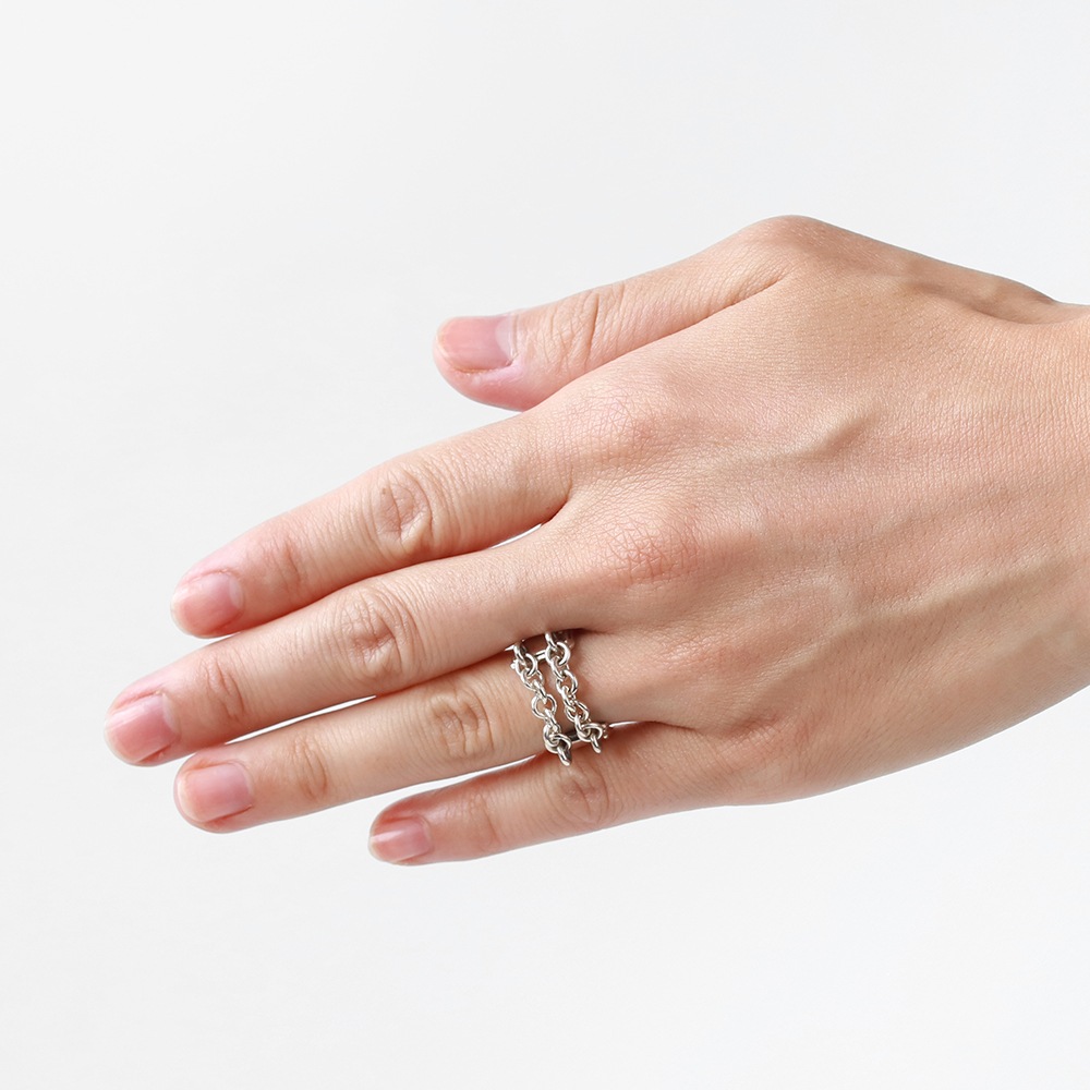 【VINTAGE】HERMES Mexico Chain Ring