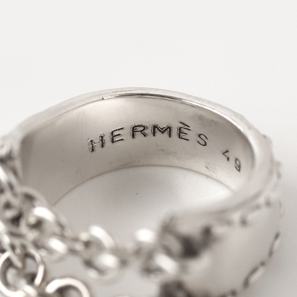 【VINTAGE】HERMES Mexico Chain Ring