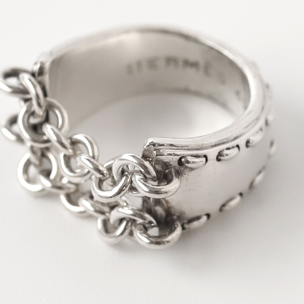 【VINTAGE】HERMES Mexico Chain Ring