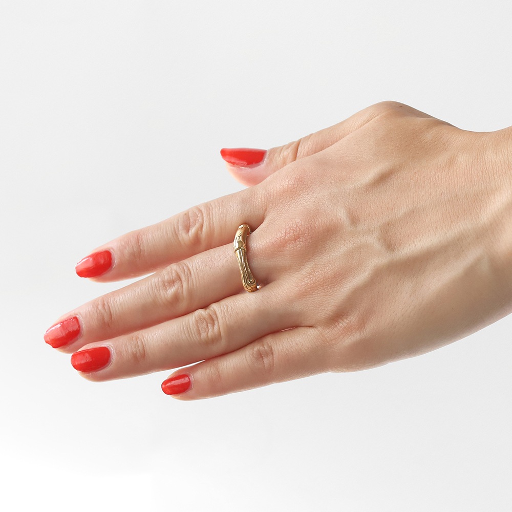 【1996】TIFFANY&Co. Bamboo Ring 18k YG