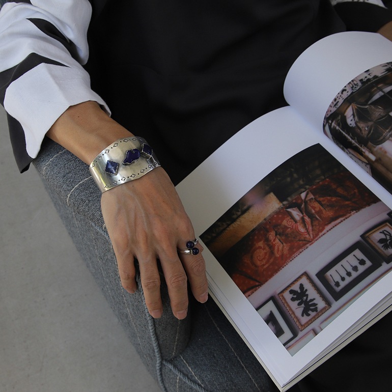 【VINTAGE】Navajo Lapis Lazuli Cuff