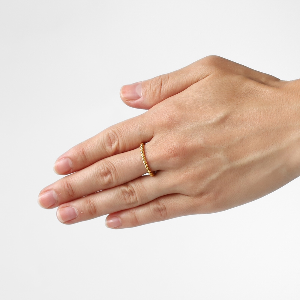 希少✨️美品♥T&Co. 750ゴールド ツイストリング VINTAGE】TIFFANY&Co. 18k Gold Twist Ring | すべての商品