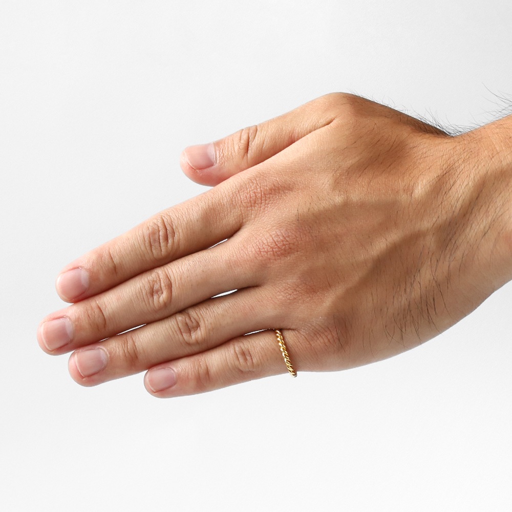 【VINTAGE】TIFFANY&Co. 18k Gold Twist Ring