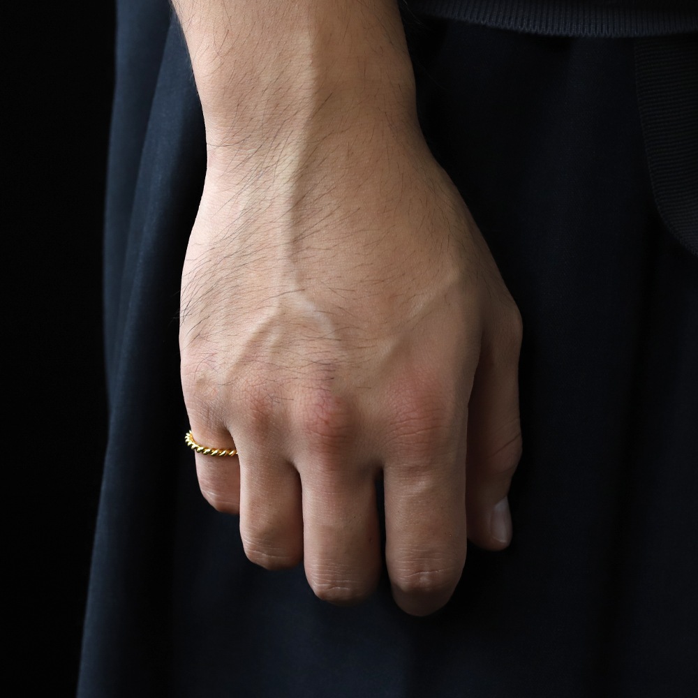 【VINTAGE】TIFFANY&Co. 18k Gold Twist Ring