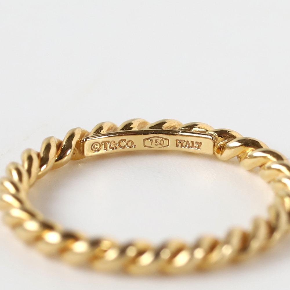 【VINTAGE】TIFFANY&Co. 18k Gold Twist Ring