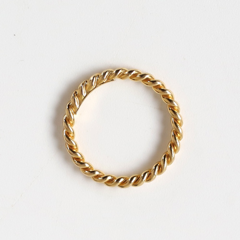 【VINTAGE】TIFFANY&Co. 18k Gold Twist Ring