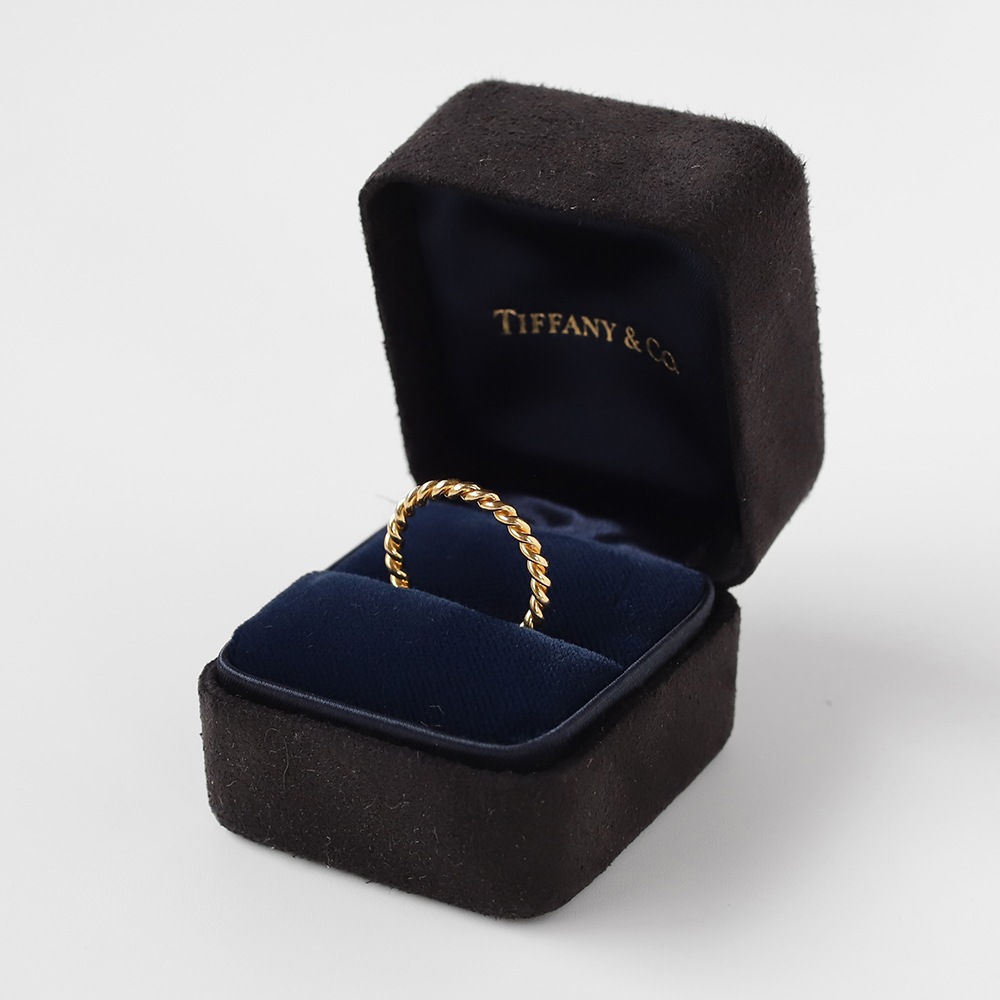 【VINTAGE】TIFFANY&Co. 18k Gold Twist Ring