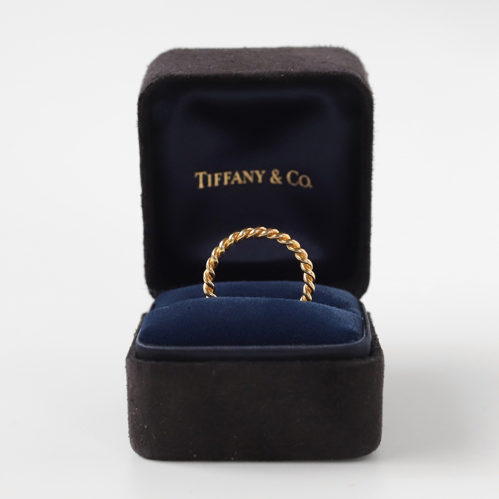【VINTAGE】TIFFANY&Co. 18k Gold Twist Ring