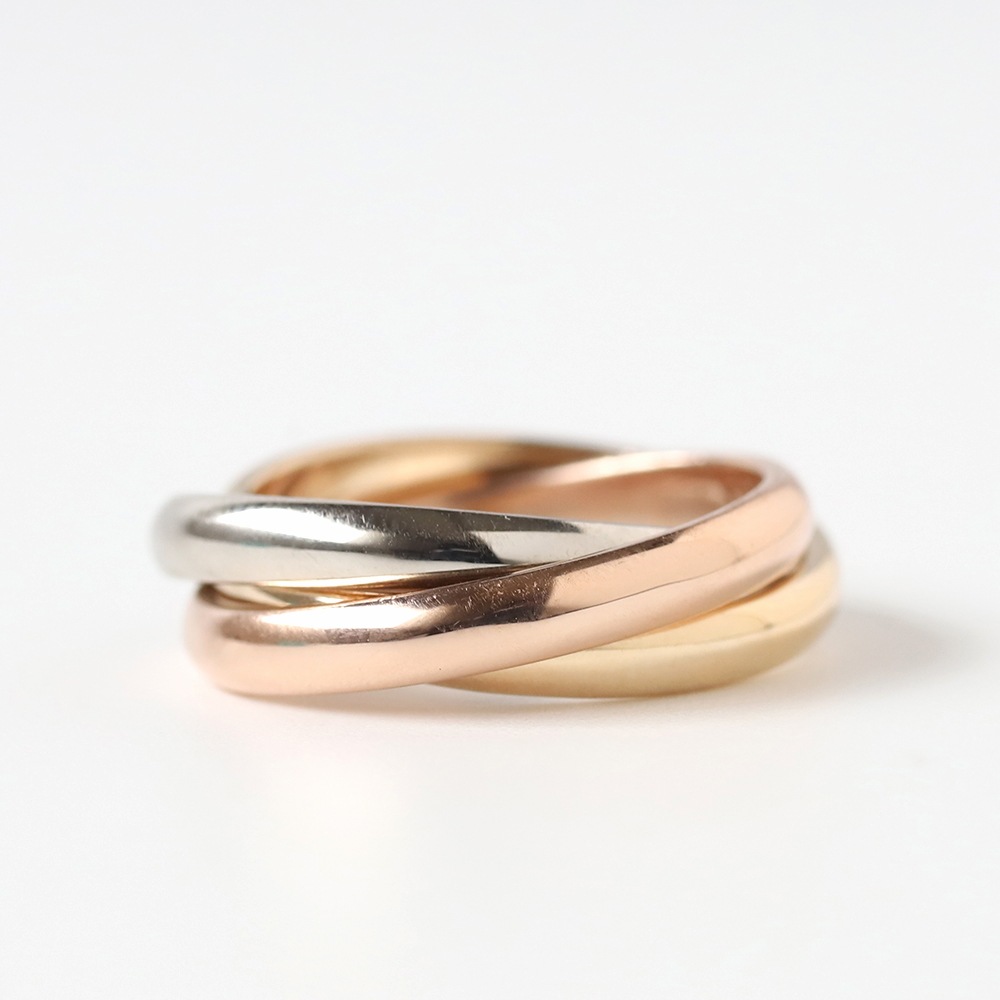 【VINTAGE】TIFFANY&Co. Trinity Ring 14k 