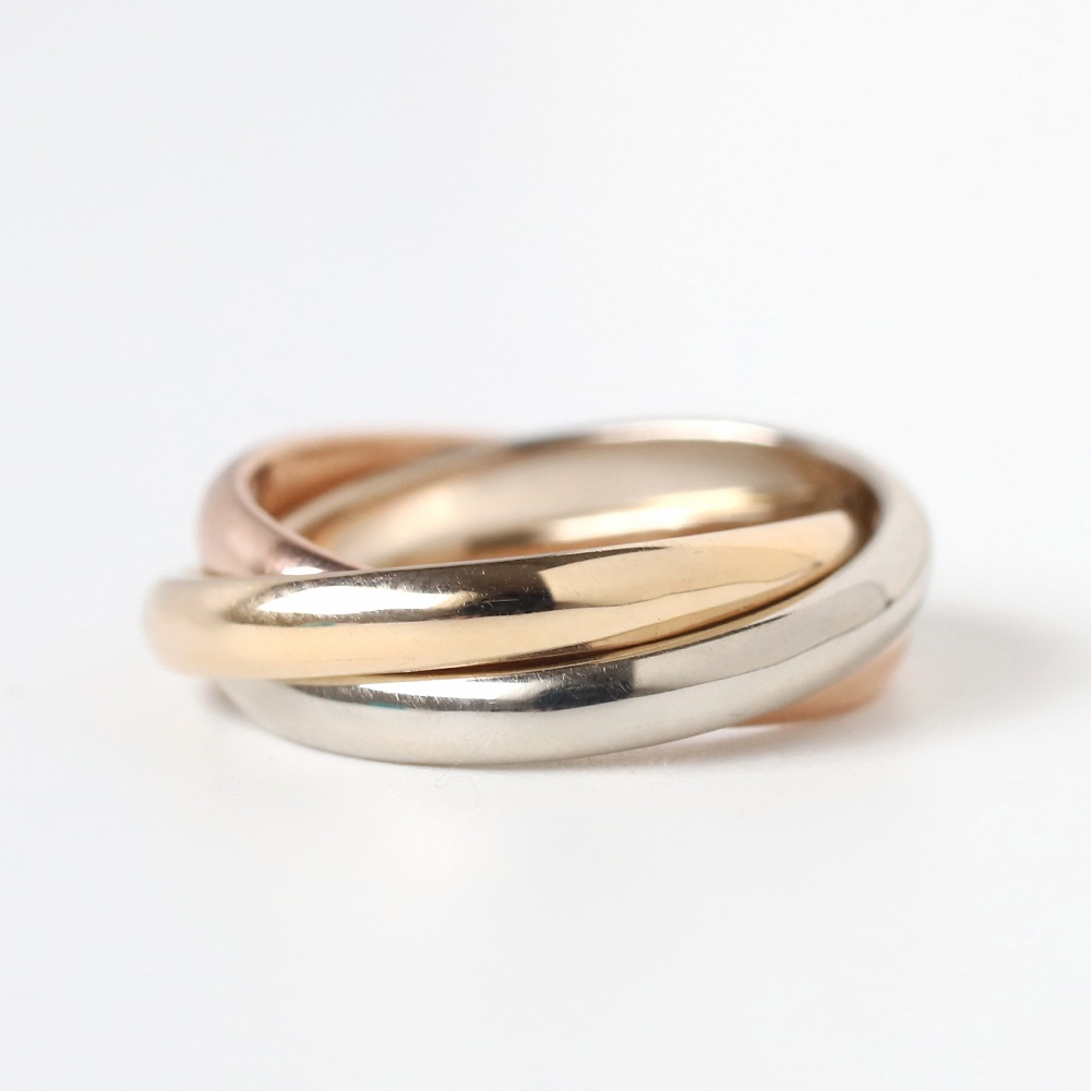【VINTAGE】TIFFANY&Co. Trinity Ring 14k 