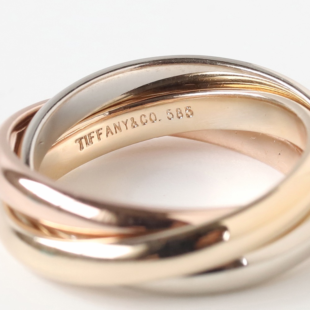 【VINTAGE】TIFFANY&Co. Trinity Ring 14k 