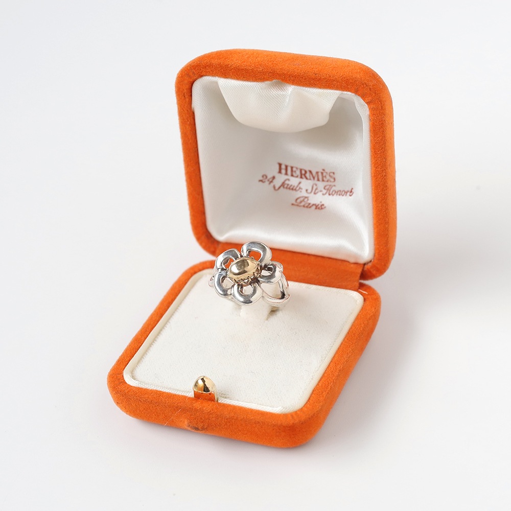 【VINTAGE】HERMES Flower Ring