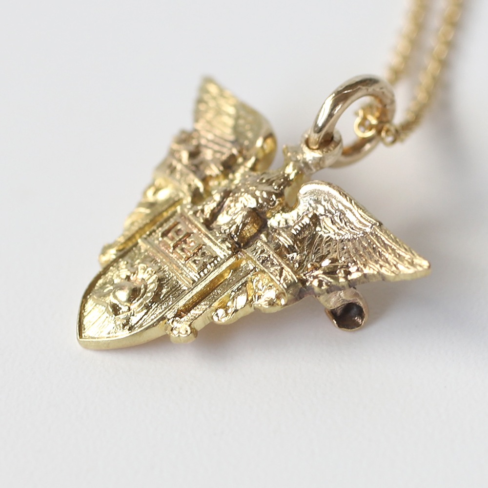 【1928】TIFFANY&Co.<br>14k Gold West Point USMA Necklace (Remake)
