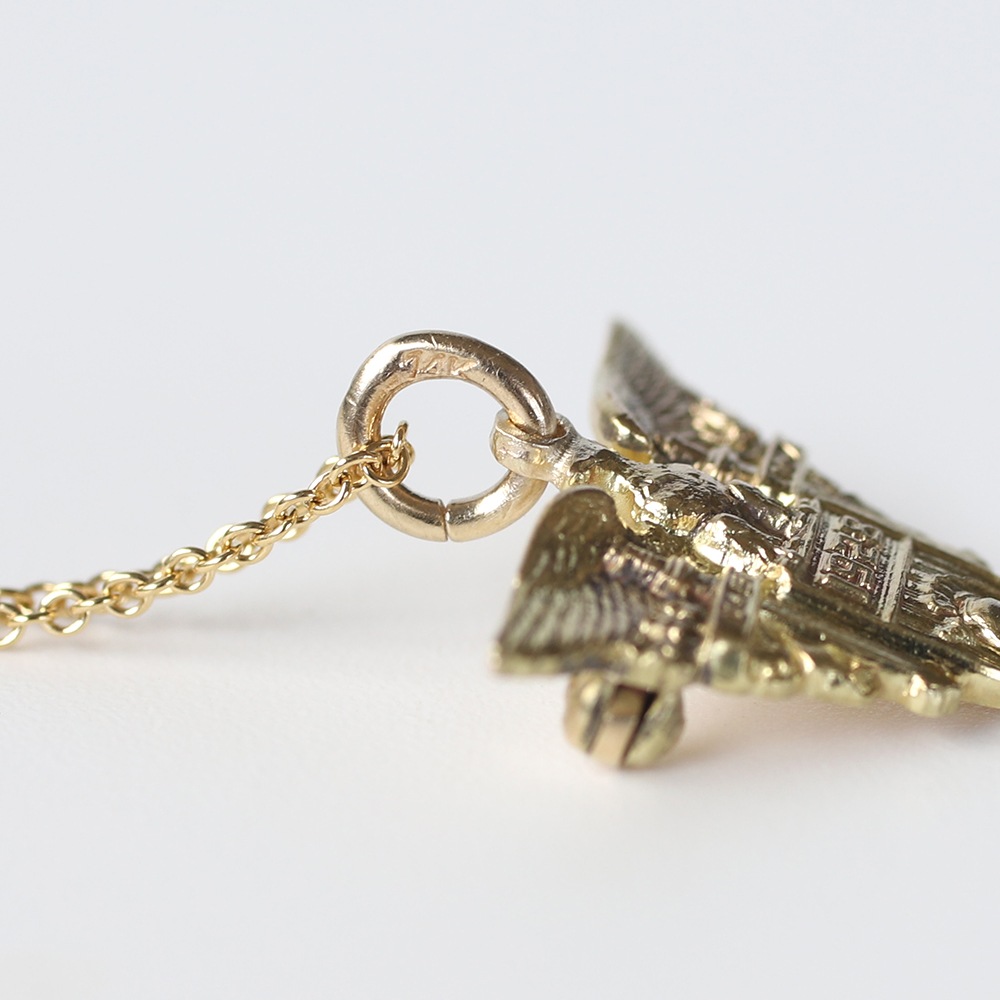 【1928】TIFFANY&Co.<br>14k Gold West Point USMA Necklace (Remake)