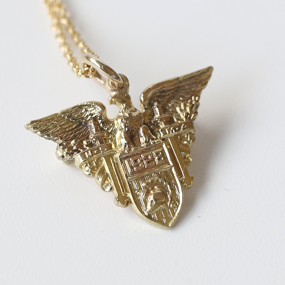 【1928】TIFFANY&Co.<br>14k Gold West Point USMA Necklace (Remake)