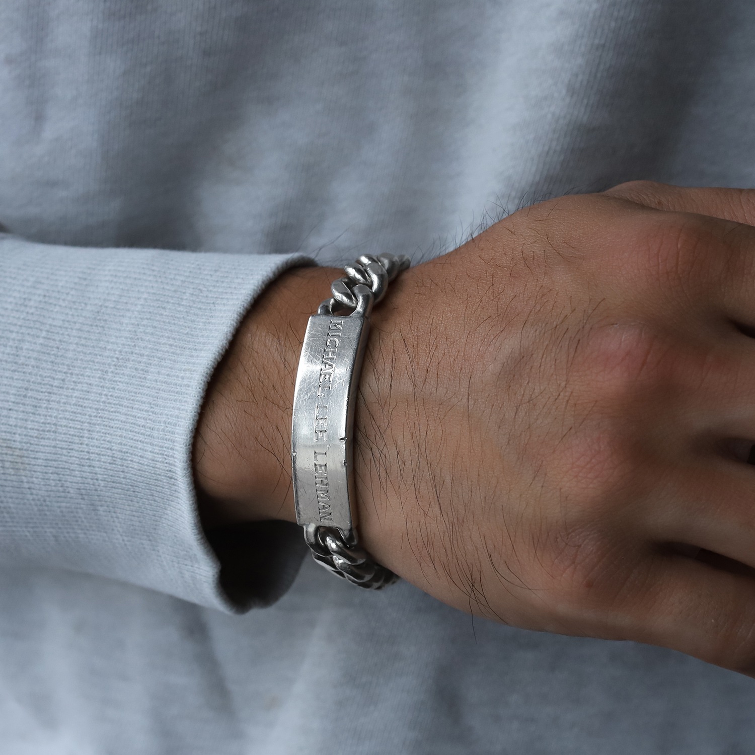 【VINTAGE】TIFFANY&Co. Heavy Sterling ID Bracelet