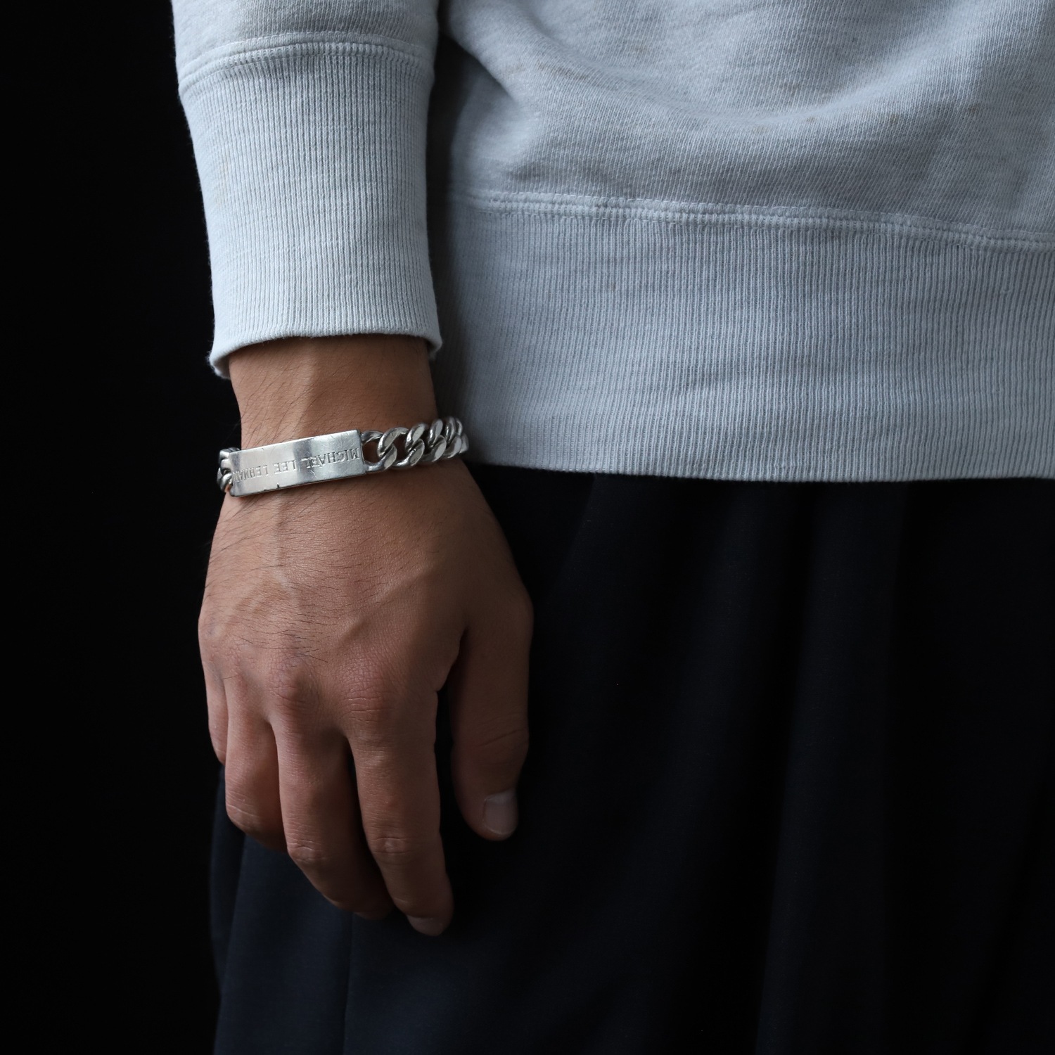 【VINTAGE】TIFFANY&Co. Heavy Sterling ID Bracelet