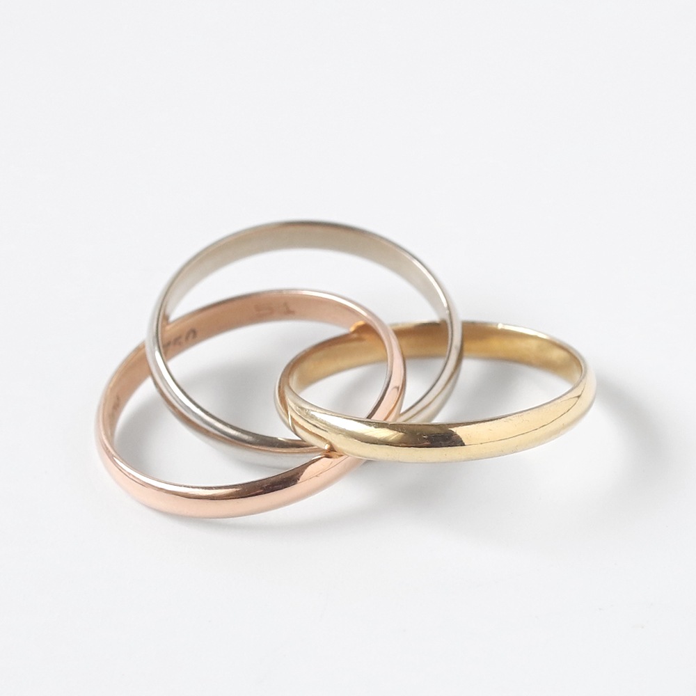 【VINTAGE】Cartier Trinity Ring 