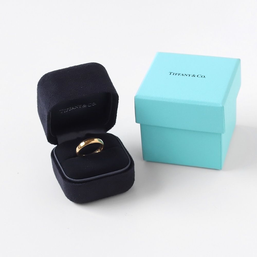 【1902】TIFFANY&Co. Gold Band Ring 22k YG
