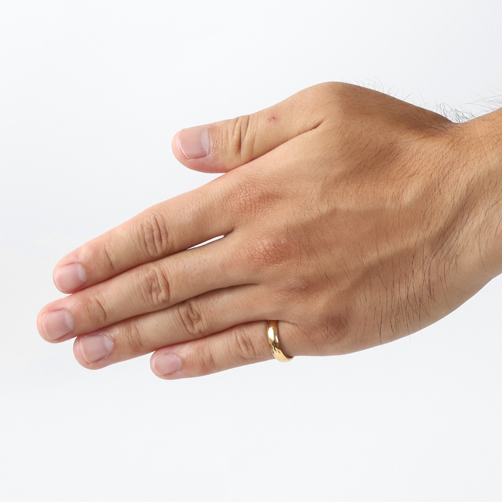 【1902】TIFFANY&Co. Gold Band Ring 22k YG