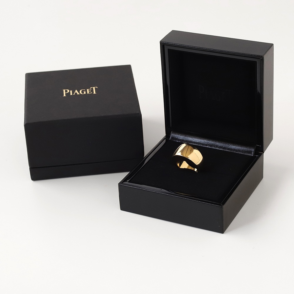 【2000】 PIAGET Teardrop Dome Ring 18k YG