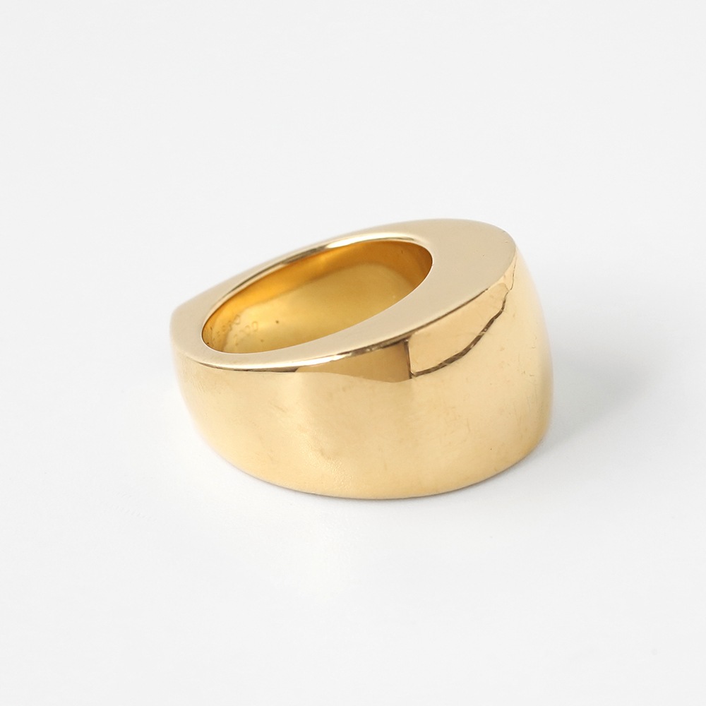 【2000】 PIAGET Teardrop Dome Ring 18k YG