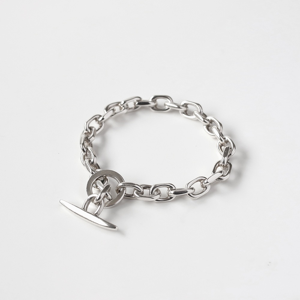 【1980s】Randers Solv<br>Denmark Anchor Chain Bracelet (S)