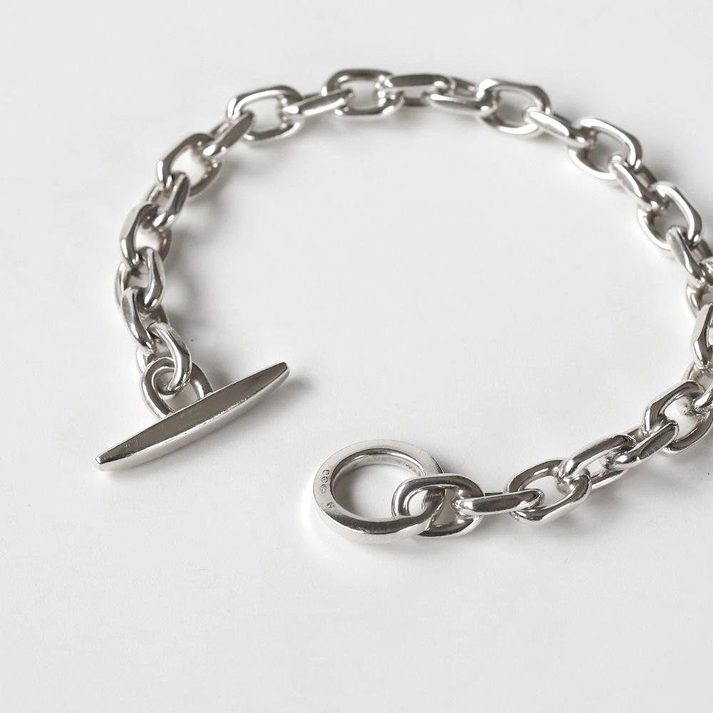 【1980s】Randers Solv<br>Denmark Anchor Chain Bracelet (S)