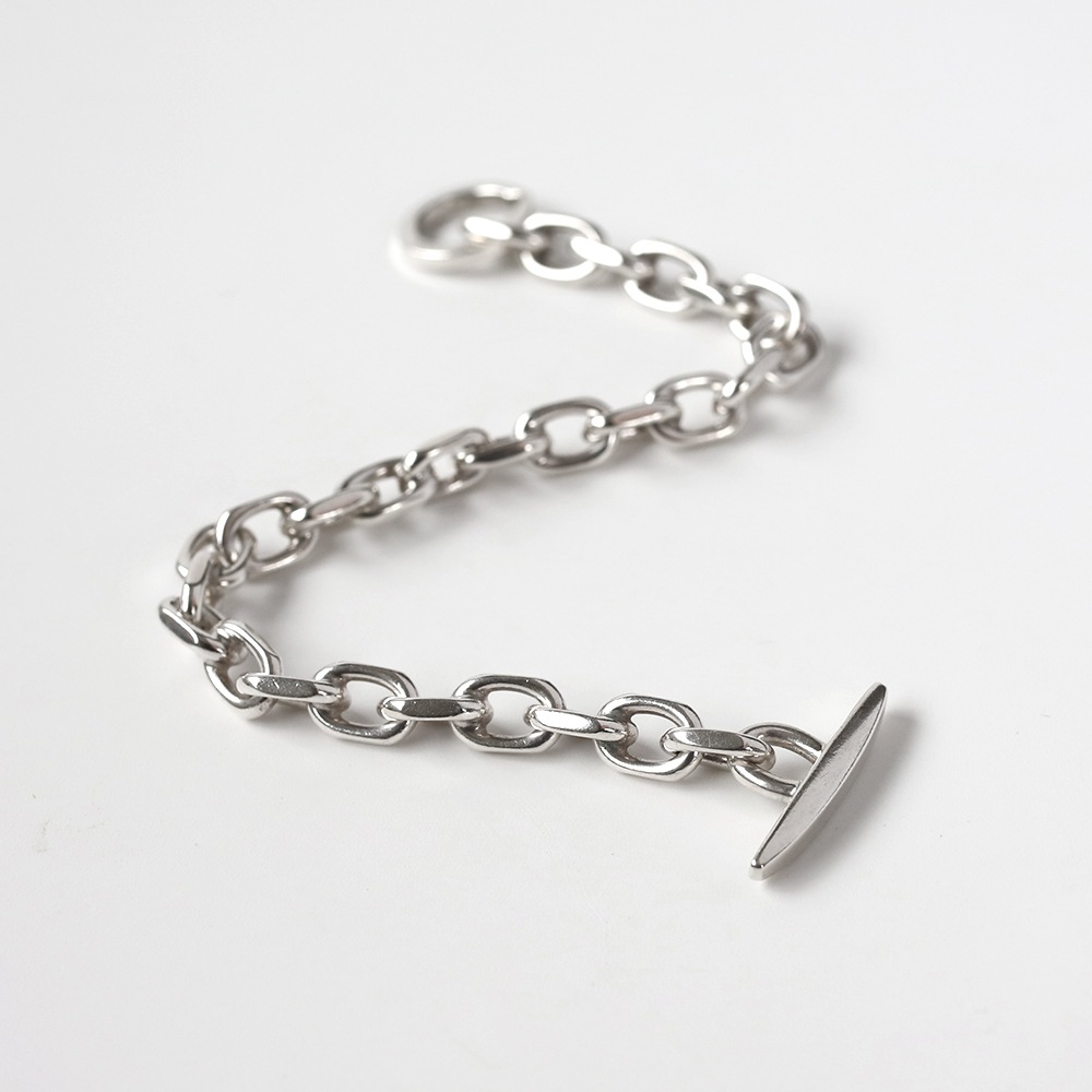 【1980s】Randers Solv<br>Denmark Anchor Chain Bracelet (S)