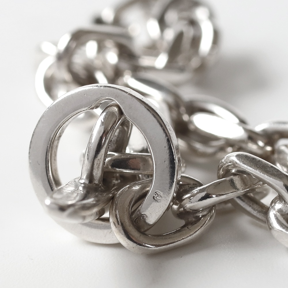 【1980s】Randers Solv<br>Denmark Anchor Chain Bracelet (S)