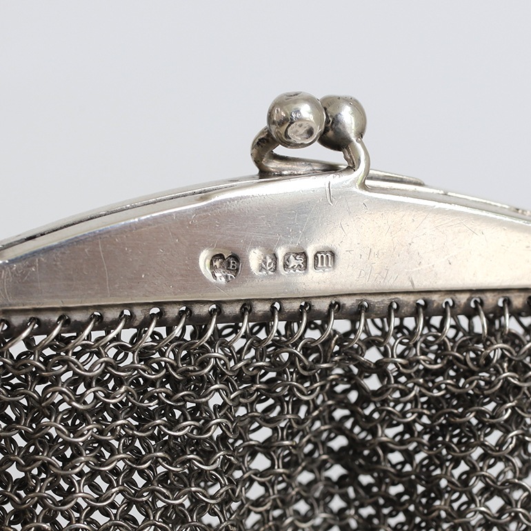 【1911】Silver Mesh Bag