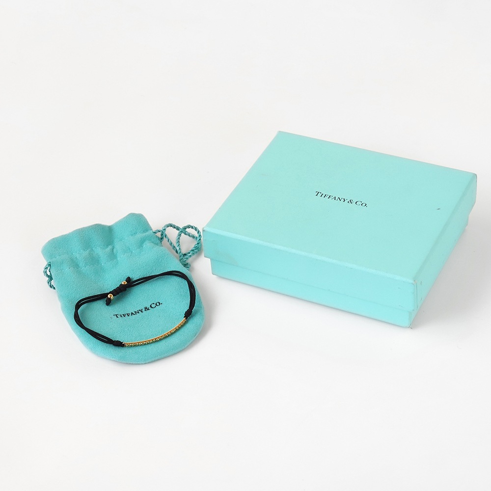 【OLD】TIFFANY&Co. Metro Bar Bracelet 18KYG×Tsavorite Garnet