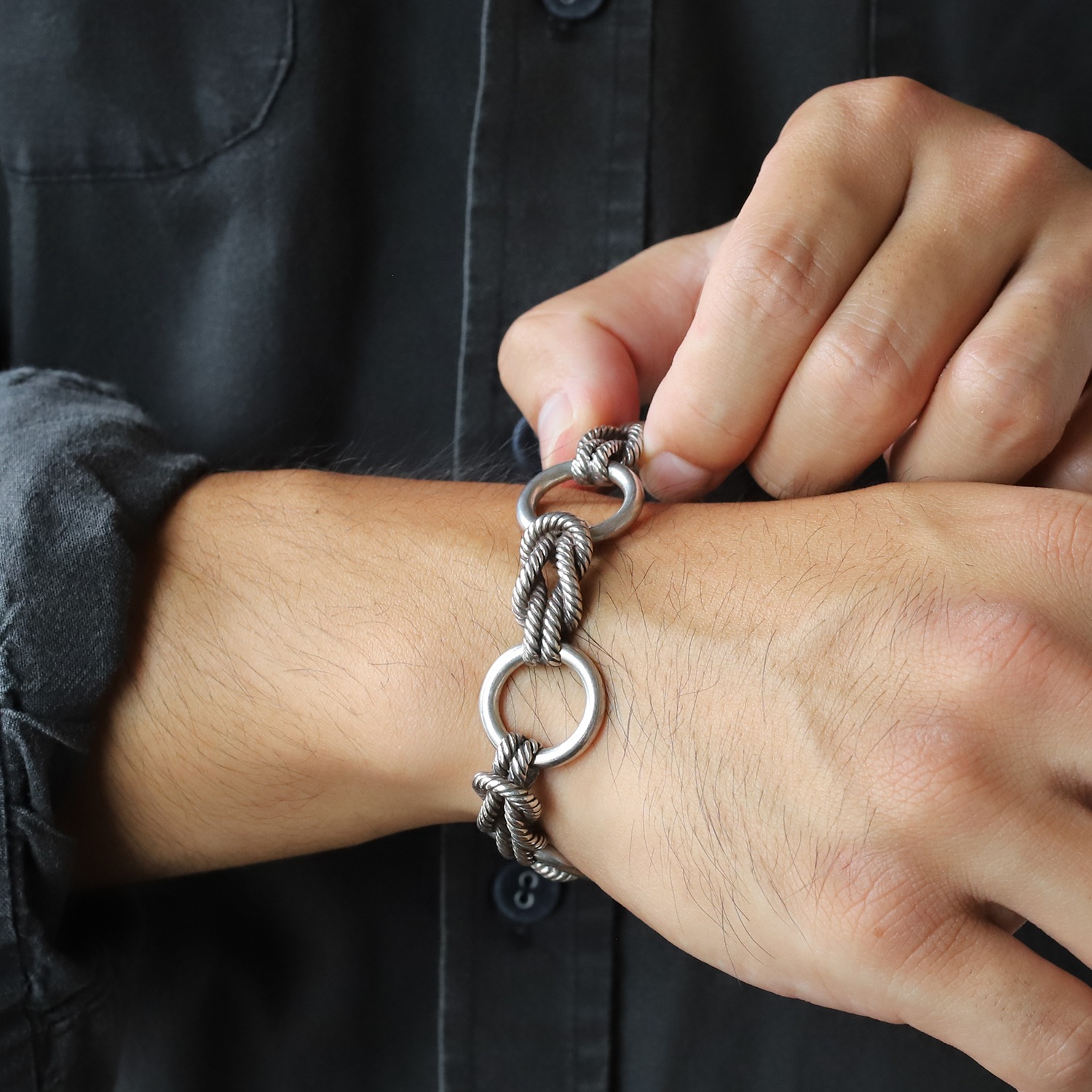 【1960s】HERMES Audierne Bracelet GM SV800