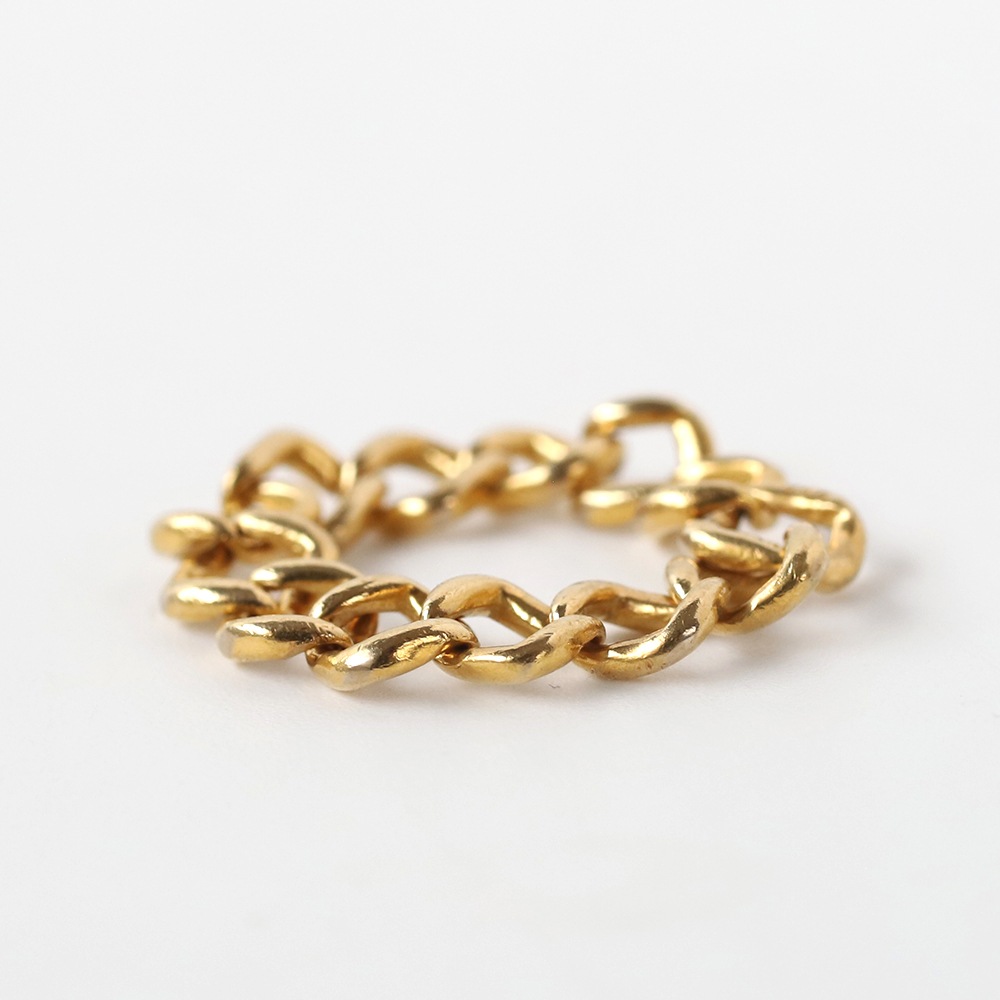 【1990s】TIFFANY&Co. 18k Gold Chain Ring