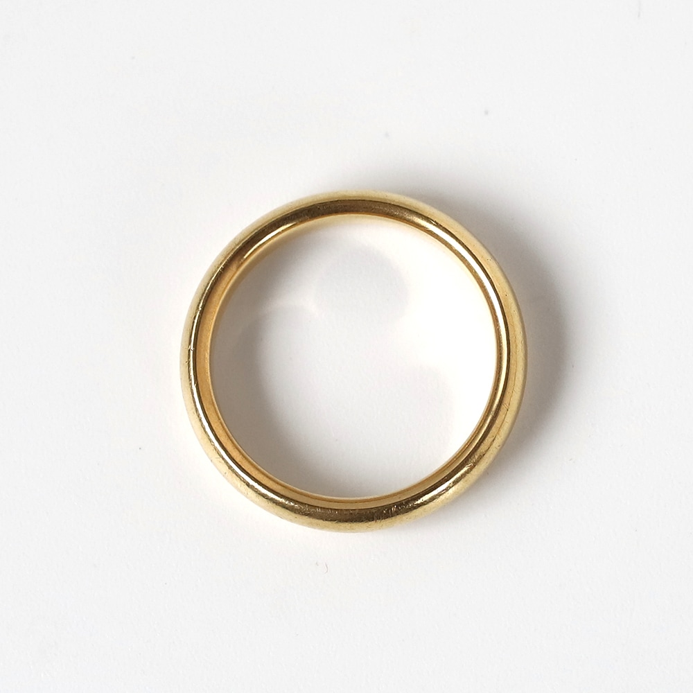 【VINTAGE】CARTIER Gold Band Ring 18K YG