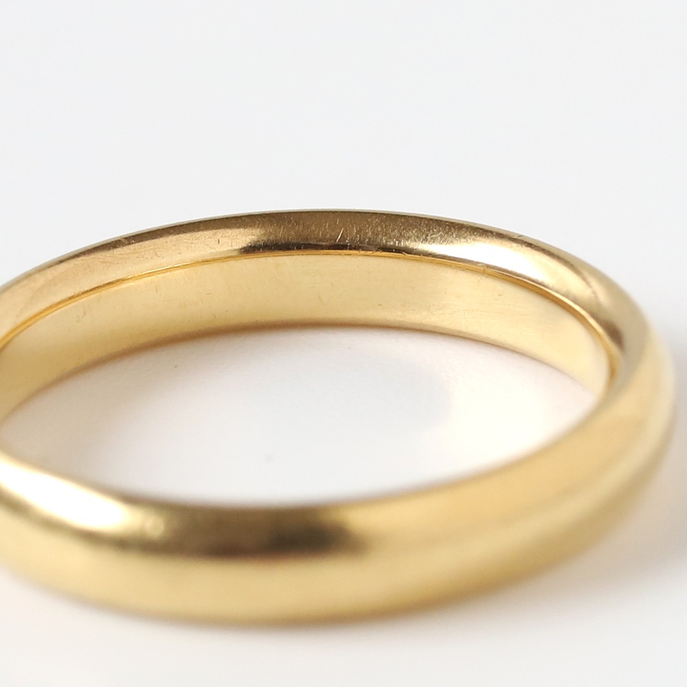 【VINTAGE】CARTIER Gold Band Ring 18K YG